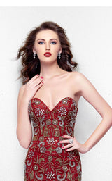 3 of 8 Primavera Couture 3003 Burgundy