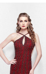 4 of 7 Primavera Couture 3049 Burgundy