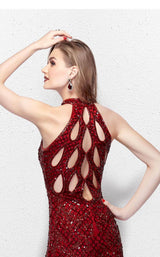6 of 8 Primavera Couture 3059 Burgundy