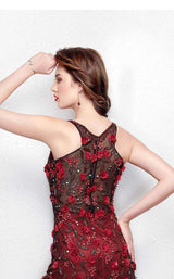 4 of 4 Primavera Couture 3068 Burgundy