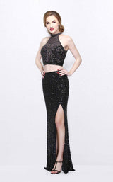 2 of 7 Primavera Couture 1546 Black Multi