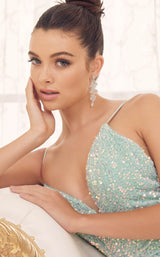 9 of 15 Nox Anabel R1071 Dress Mint-Green