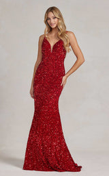 6 of 15 Nox Anabel R1071 Dress Red