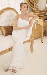 Nox Anabel R1204 Dress White-Multi