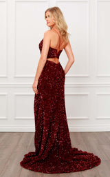 2 of 4 Nox Anabel R433 Dress Burgundy