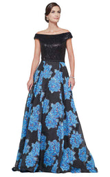 1 of 6 Rina Di Montella RD2641 Black/Blue