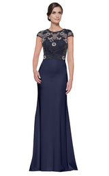 3 of 8 Rina Di Montella RD2658 Gunmetal-Navy