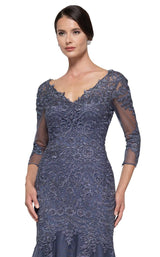 5 of 8 Rina Di Montella RD2682 Dress Slate-Blue