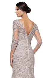 8 of 8 Rina Di Montella RD2682 Dress Taupe