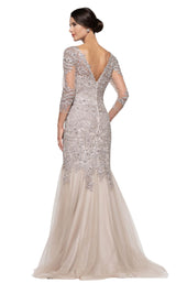 4 of 8 Rina Di Montella RD2682 Dress Taupe