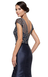 7 of 8 Rina Di Montella RD2684 Dress Navy