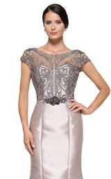 6 of 8 Rina Di Montella RD2684 Dress Taupe