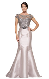 2 of 8 Rina Di Montella RD2684 Dress Taupe