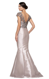 4 of 8 Rina Di Montella RD2684 Dress Taupe