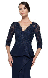 5 of 8 Rina Di Montella RD2685 Dress Navy