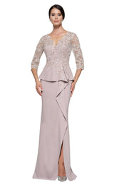 2 of 8 Rina Di Montella RD2685 Dress Taupe