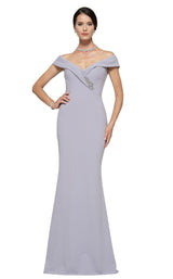 2 of 8 Rina Di Montella RD2690 Dress Silver