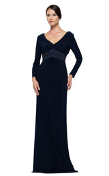 4 of 16 Rina Di Montella RD2691 Dress Navy