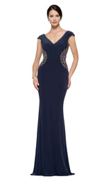 1 of 18 Rina Di Montella RD2692 Dress Gunmetal