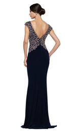 6 of 18 Rina Di Montella RD2692 Dress Navy