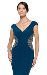 13 of 18 Rina Di Montella RD2692 Dress Teal