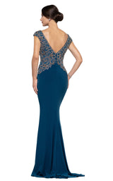 8 of 18 Rina Di Montella RD2692 Dress Teal