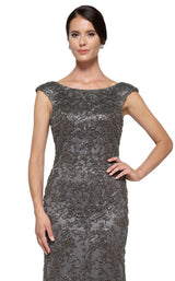 5 of 8 Rina Di Montella RD2698 Dress Gunmetal