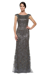 1 of 8 Rina Di Montella RD2698 Dress Gunmetal