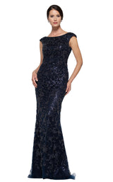 2 of 8 Rina Di Montella RD2698 Dress Navy