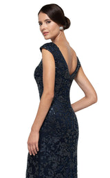 8 of 8 Rina Di Montella RD2698 Dress Navy