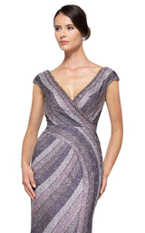 3 of 4 Rina Di Montella RD2709 Dress Gunmetal-Multi