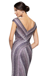 4 of 4 Rina Di Montella RD2709 Dress Gunmetal-Multi