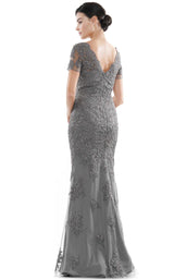 5 of 12 Rina Di Montella RD2710 Dress Gunmetal