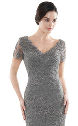 8 of 12 Rina Di Montella RD2710 Dress Gunmetal