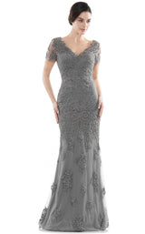 2 of 12 Rina Di Montella RD2710 Dress Gunmetal