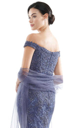 7 of 8 Rina Di Montella RD2711 Dress Slate-Blue