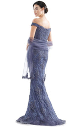 3 of 8 Rina Di Montella RD2711 Dress Slate-Blue