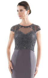 7 of 12 Rina Di Montella RD2712 Dress Gunmetal