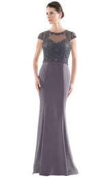 1 of 12 Rina Di Montella RD2712 Dress Gunmetal