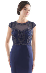8 of 12 Rina Di Montella RD2712 Dress Navy
