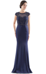 2 of 12 Rina Di Montella RD2712 Dress Navy