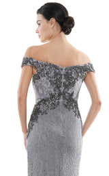 10 of 12 Rina Di Montella RD2714 Dress Blue-Grey