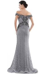 4 of 12 Rina Di Montella RD2714 Dress Blue-Grey