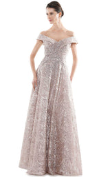 1 of 12 Rina Di Montella RD2715 Dress Dark-Rose