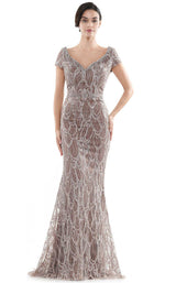 1 of 8 Rina Di Montella RD2716 Dress Coffee