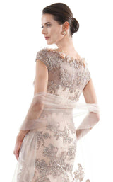 8 of 8 Rina Di Montella RD2717 Dress Rose-Gold