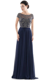 1 of 12 Rina Di Montella RD2719 Dress Navy