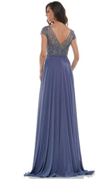 5 of 12 Rina Di Montella RD2719 Dress Slate-Blue