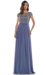 2 of 12 Rina Di Montella RD2719 Dress Slate-Blue