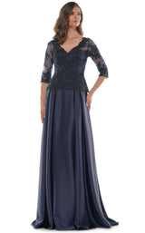 1 of 12 Rina Di Montella RD2720 Dress Navy